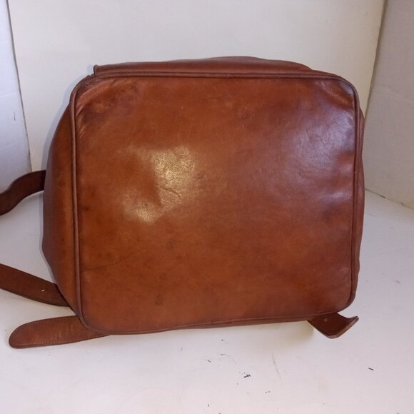 *RARE* COACH '80s XL Traveler Drawstring Flap Backpack Rucksack Brown 4040-103 - Picture 11 of 16